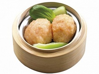 Steamed Shrimp Balls with Vegetable