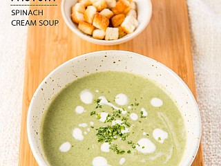 Spinach Cream Soup (ซุปผักโขม)