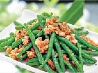 French Bean with Minced Meat