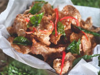 5 Spiced Deep-fried Chicken Skin