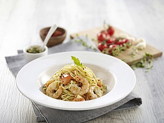 Garlic Prawn Pasta