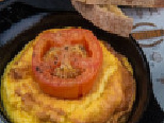 Cheddar Baked Omelette