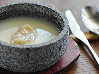 KING PRAWN DUMPLING IN SUPREME BROTH