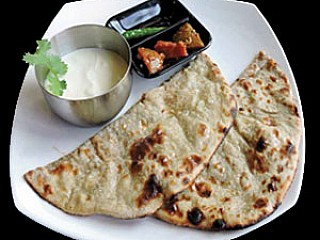 Stuffed Paratha + Veg Raita