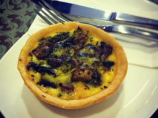 Quiche Spinach & Mushroom