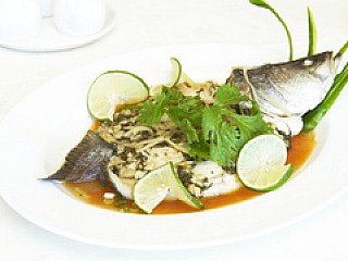 STEAMED FISH WITH MIXED VEGETABLE