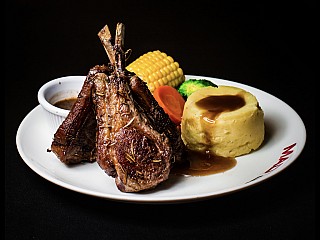 Lamb Rack in Black Pepper Sauce