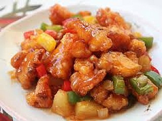 sweet and sour sliced fish