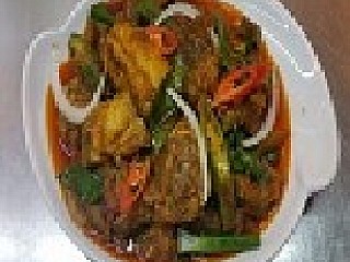 Fried Fish Meat with Sambal