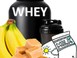 Banana Caramel Milkshake Whey Protein