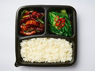 Gong Bao Chicken Bento Set (3 Sets) 宫保鸡丁, 菜 和 饭