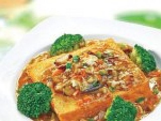 Handmade Crispy Tofu with Minced Meat