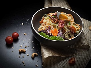 Papaya Salad | Som Tum Kai Kem
