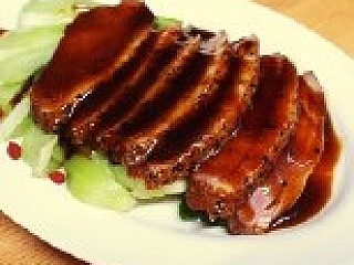 Smoked Duck Breast with Black Pepper Sauce