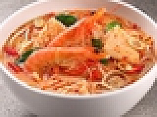 Tom Yum Seafood Rice Noodle Soup