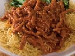 Sweet & Sour Spicy Shredded Pork Noodle