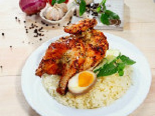 French Garlic Roast Half Spring Chicken Set