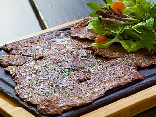 Beef "Paillard" Style