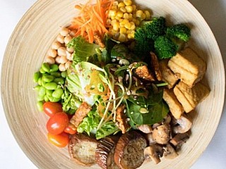 Mushroom Tofu Deli Salad [V]