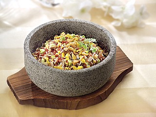 Fried Rice Style in Hot Stone