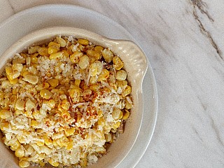 Corn Kernels with Smoked Bacon