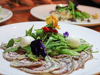 Roasted Lamb Carpaccio