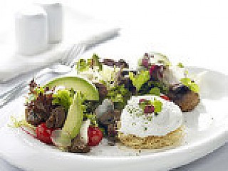 Poached Egg on Kataifi Nest