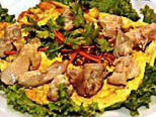 Omelette with Minced Chicken