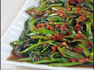 Fried Sambal Kang Kong