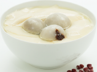 Beancurd with Red Bean Glutinous Ball