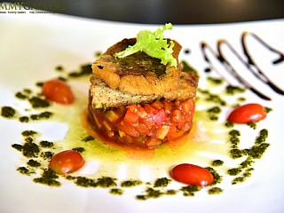 Pan Fried Sea Bass with Classic French Ratatouille