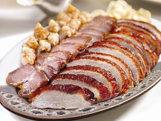 Roasted Duck , Red Pork and Crispy Pork