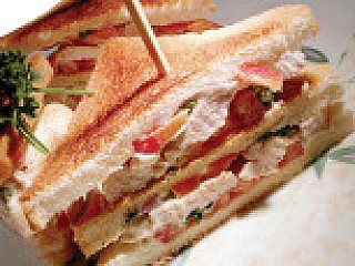 อเมริกันคลับแซนด์วิช/Ham and Cheese Club Sandwich