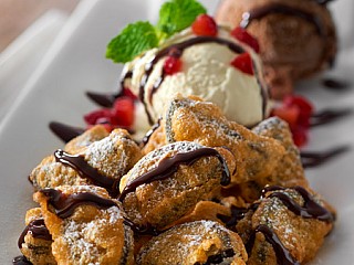 Fried Oreo with ice cream