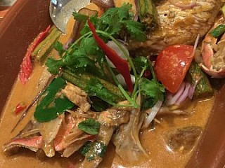 Fish Head in Tom Yum Curry