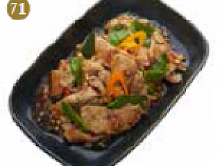 Nua / Moo / Gai Phad Kra Pao,เนื้อ/หมู/ไก่ผัดกระเพา