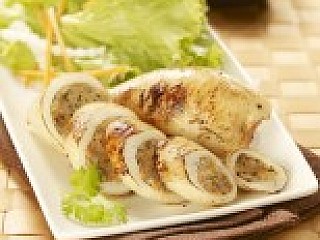 DN11. Grilled Squid stuffed with Minced Chicken
