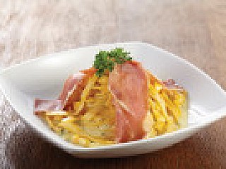 Parma Ham Fettuccine