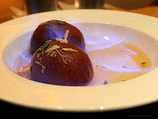 Gulab Jamun Flambé