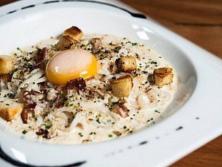 Calamari a la Carbonara