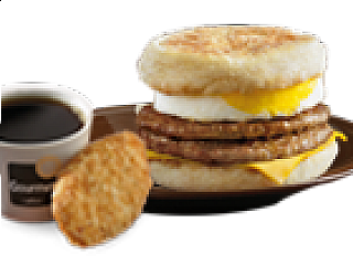 Double Sausage McMuffin with Egg Set