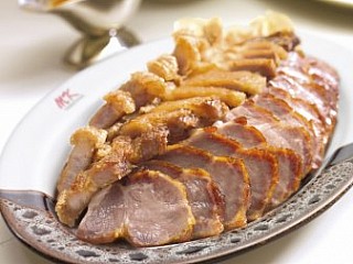 Red Pork and Crispy Pork