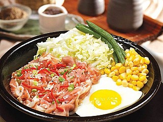 Pork Yakiniku with Egg