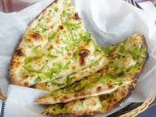 cheese & olive naan