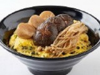 Mixed Mushroom Egg Rice