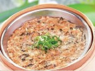Steamed Minced Meat with Mei Chye
