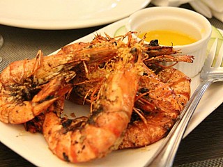 GRILLED TIGER PRAWNS