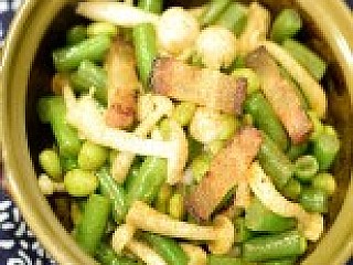 Stir-fried Spring Vegetables with Braised Sliced Pork