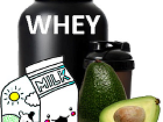 Avocado Milkshake Whey Protein