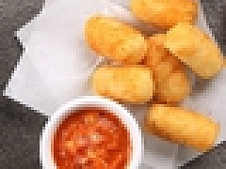 Potato Croquette with Arrabbiata Dip